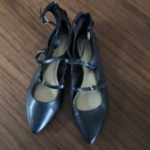 Christian Siriano black flats